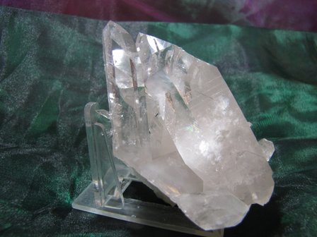 Bergkristal cluster met dubbeleinders Arkansas