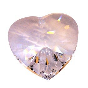 Regenboogkristal hart 40 mm