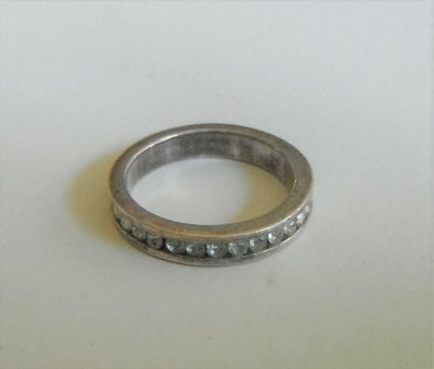Oud zilveren ring maat 17.5