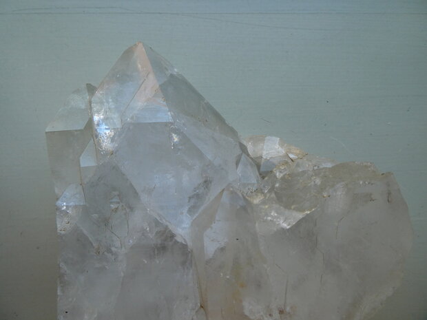 Bergkristal cluster met dubbeleinders Zwitserland
