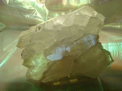 Bergkristal cluster met dubbeleinders Zwitserland