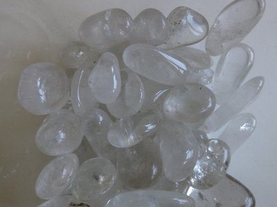 Trommelstenen Bergkristal 50 gram