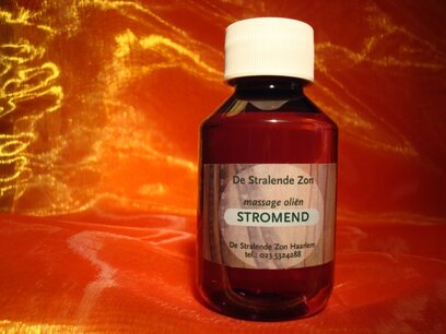 Stromend 100 cc met de hand gemaakte natuurlijke massage olie Stromend 100 cc met de hand gemaakte natuurlijke massage olie