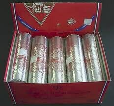 Kooltjes 33 mm, doos à 10 rolletjes à 10 stuks (Three Kings) Kooltjes 33 mm, doos à 10 rolletjes à 10 stuks (Three Kings)